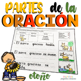 Spanish parts of speech / Partes de la oración. Otoño