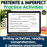 Spanish preterite vs. imperfect practice reading comprehen