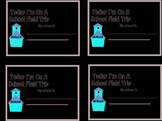 Field Trip Name Tags for Students