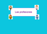 Spanish professions vocabulary flipchart