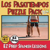 Vocabulario para Los PASATIEMPOS | Spanish vocabulary puzz