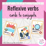 Spanish reflexive verbs flash cards for daily routine for 