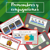 Spanish regular -AR -ER -IR Verbs conjugations interactive