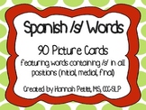 Spanish /s/ Word Picture Cards