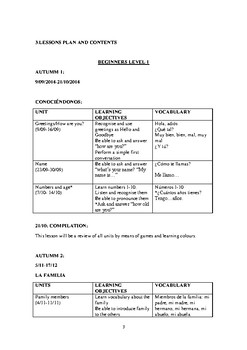 Preview of Spanish scheme of work for KS2