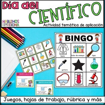 Preview of Día del científico | Método científico | Scientific Method activities in SPANISH