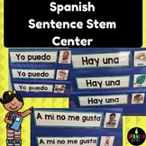 Spanish sentence stem center (Centro de oraciones lectura)
