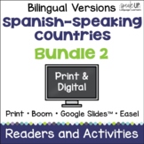 Bilingual Spanish Speaking Countries Bundle 2 - Print & Di