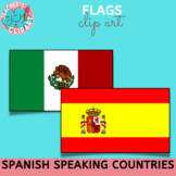 Spanish speaking countries FLAGS Banderas Países hispanoha