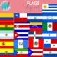 Spanish speaking countries FLAGS Banderas Países hispanohablantes ...