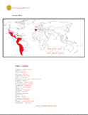 Spanish speaking countries and capitals (Quiz/worksheet)