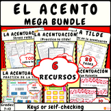 Spanish Accent Rules&Activity Mega Bundle 4 Todo sobre la 