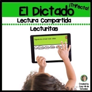 Preview of Spanish spelling bundle El Dictado Trifecta Paquete