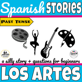 Preview of Spanish story: Movies, Art, Museums and Music (past tense)