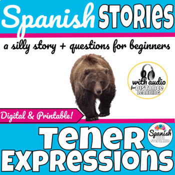 Preview of Spanish story: Tener expressions | el verbo tener | irregular verb in Spanish