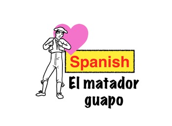 Preview of Spanish storytelling: El matador guapo animated video story