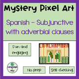 Spanish subjunctive with adverbial clauses mystery picture