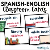 Spanish to English Classroom Labels w Pictures for Spanish
