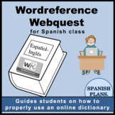 Wordreference Spanish to English Dictionary Webquest