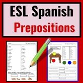 Spanish to English worksheets ESL Newcomer Activities: Cur