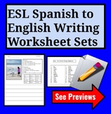 Spanish to English ESL Writing Worksheets-Writing-Picture 