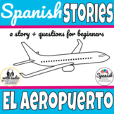 Spanish travel unit reading comprehension and questions, e
