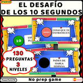 No prep Spanish vocabulary game All levels El desafío de l