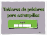 Spanish word mats