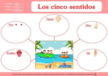 Preview of Spanish worksheets language exercises learning activities FREE