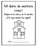 Spanish writing prompts (unit 1-10, can be used with w/ Be