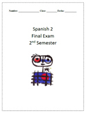 Spanish2_Final Exam_2nd Semester_160 questions