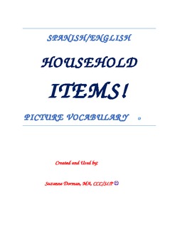 Functional Vocabulary - Household Items *BUNDLE!* by Essentials
