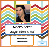 Spanish Informal Commands Cloze Activity "Madre tierra" by