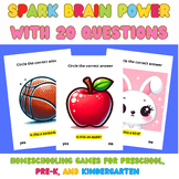 Spark Brain Power With 20 questions : Homeschooling Games 