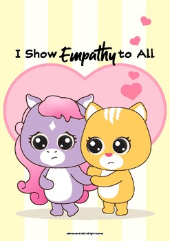 Preview of Spark Frienz affirmation SEL Wall art – I show Empathy to All