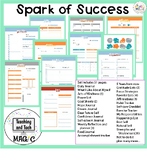 Spark  of Success: Teen Growth Mindset and Goal Planner