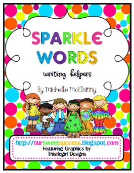 Preview of Polka Dots {Sparkle Words Writing Helpers}