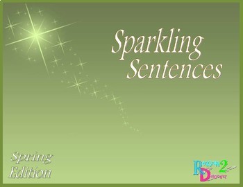 Preview of Sparkling Sentences Spring Edition - Writing with Voice and Better Word Choice
