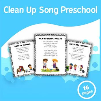 Preview of Preschoolers' Cleaning Up Songs Fun with Tidy Tunes
