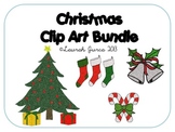 Sparkly Christmas Clipart Bundle