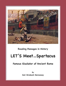 Preview of Spartacus:Roman Gladiator(Reading with info on Roman Colosseum) 