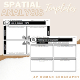 Spatial Analysis Templates - AP Human Geography - Thinking