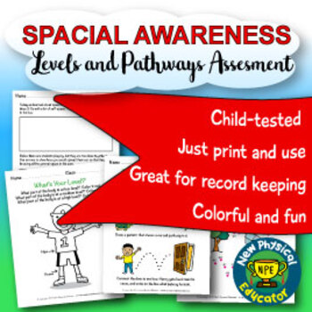 Preview of Spatial Awareness, Levels, and Pathways Physical Education Assessment