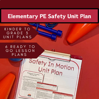 Preview of Spatial Awareness - Safety In Motion Unit Plan