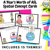 Spatial Concept Preposition Worksheets for the whole year 