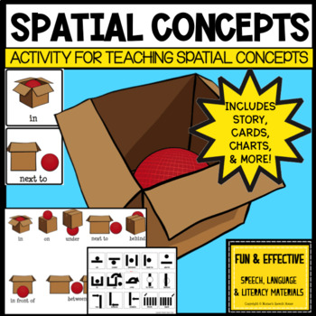 Preview of Spatial Concepts prepositions speech therapy special education