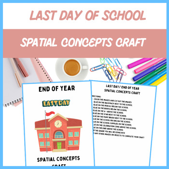 Preview of Spatial Concepts End of Year Craft - Speech, Language Therapy | Digital Resource