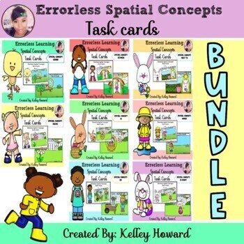 Preview of Spatial Concepts Spring Errorless-BUNDLE