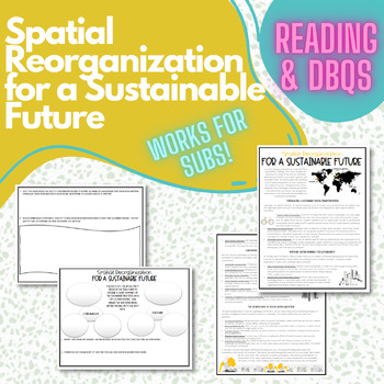 Preview of Spatial Reorganization for Sustainability (Reading w/Questions)