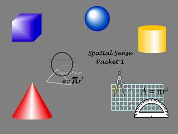 Preview of Spatial Sense: Packet 1